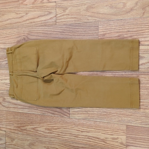 Everlane high-rise yellow jeans size 4 cropped slim with stretch colored denim - Picture 5 of 6